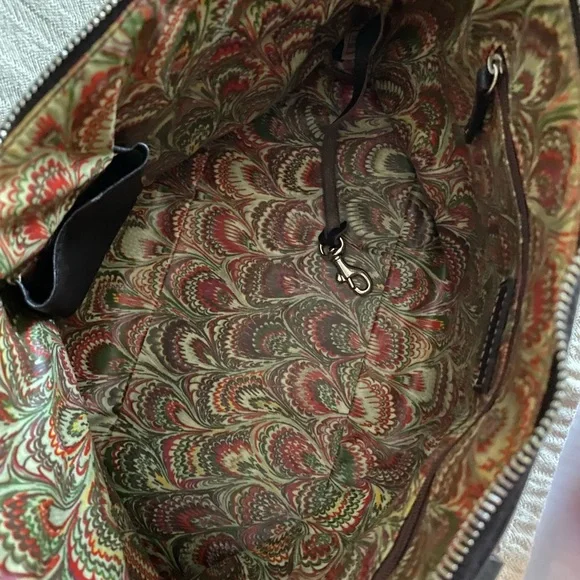 Dooney and Bourke Brown Pebble Leather Satchel - Picture 7 of 10